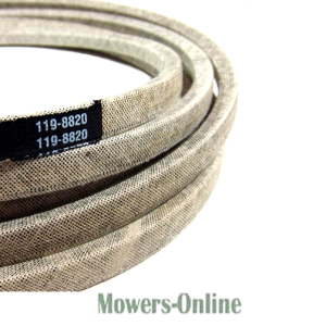 Lawn mower belt with part numbers 119-8820
