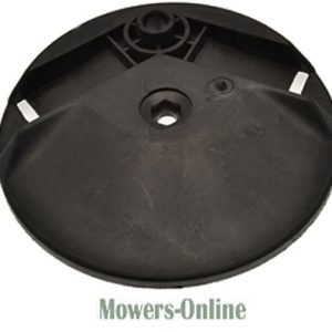 Black deck wheel housing for lawn mower