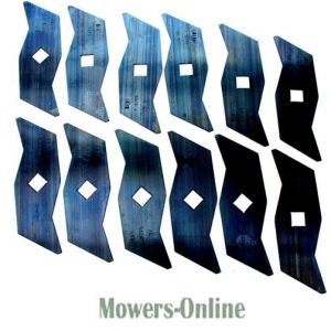 Lawn mower blades assortment set