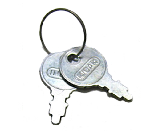 g5y4e4vcavx.png - Mowers Online Two metal keys on a split ring keychain