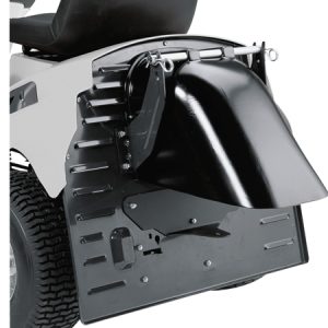 Lawn mower mulching chute and side discharge