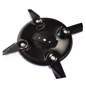 Drone propeller hub with four black arms.