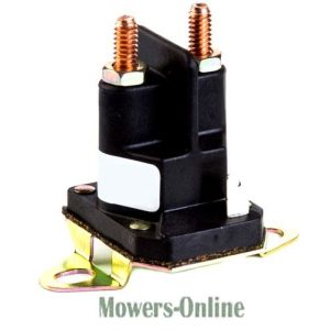 Solenoid switch relay for lawn mower