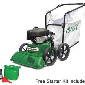 Vacuum lawn sweeper with free starter kit included