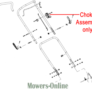 Lawn mower choke assembly diagram parts