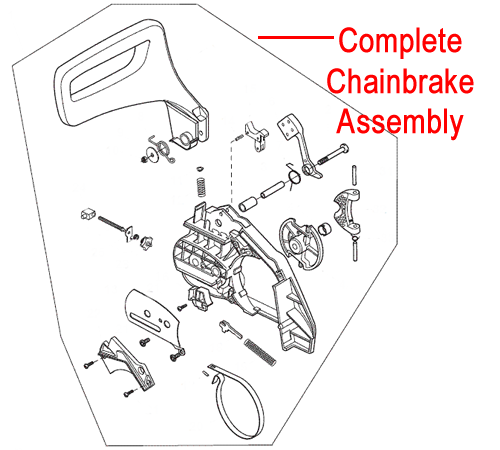 grpmqznkf0k.png - Mowers Online Complete chainbrake assembly exploded diagram