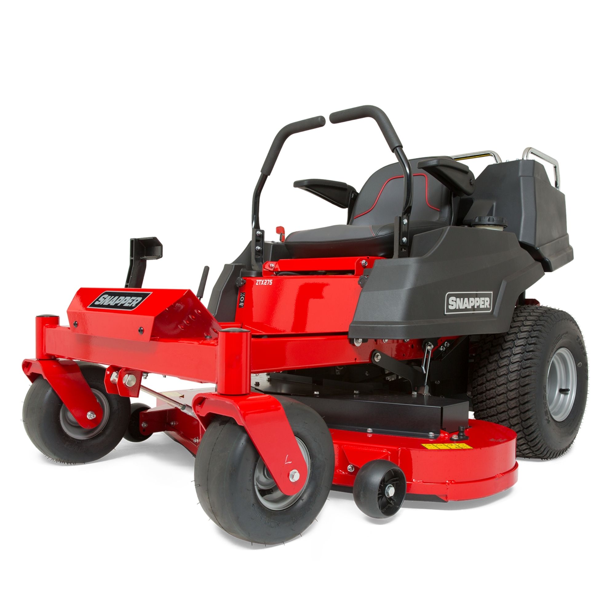 gujvnt4is5e.jpg - Mowers Online Red zero-turn radius lawn mower with black seat