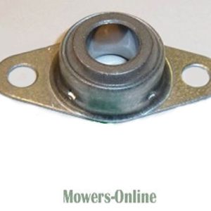 Flanged ball bearing with mounting plate
