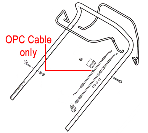 h2f3zoq3nul.png - Mowers Online OPC cable parts diagram for lawn mower