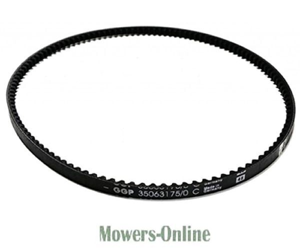 h2nr4brbbtt.jpg - Mowers Online Lawn mower drive belt with ribbed teeth