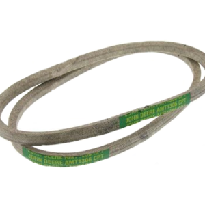 Lawn mower belt with green stripe