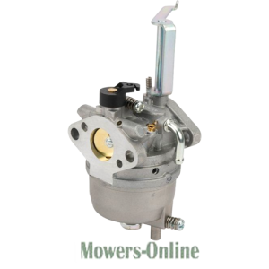 Carburetor with fuel bowl and choke lever assembly