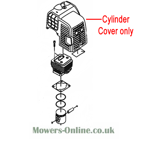 hcjn31ivhnr.png - Mowers Online Lawn mower engine cylinder cover assembly diagram
