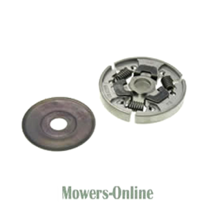 Clutch plate and cover assembly for lawn mower