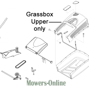 Grassbox upper assembly parts diagram