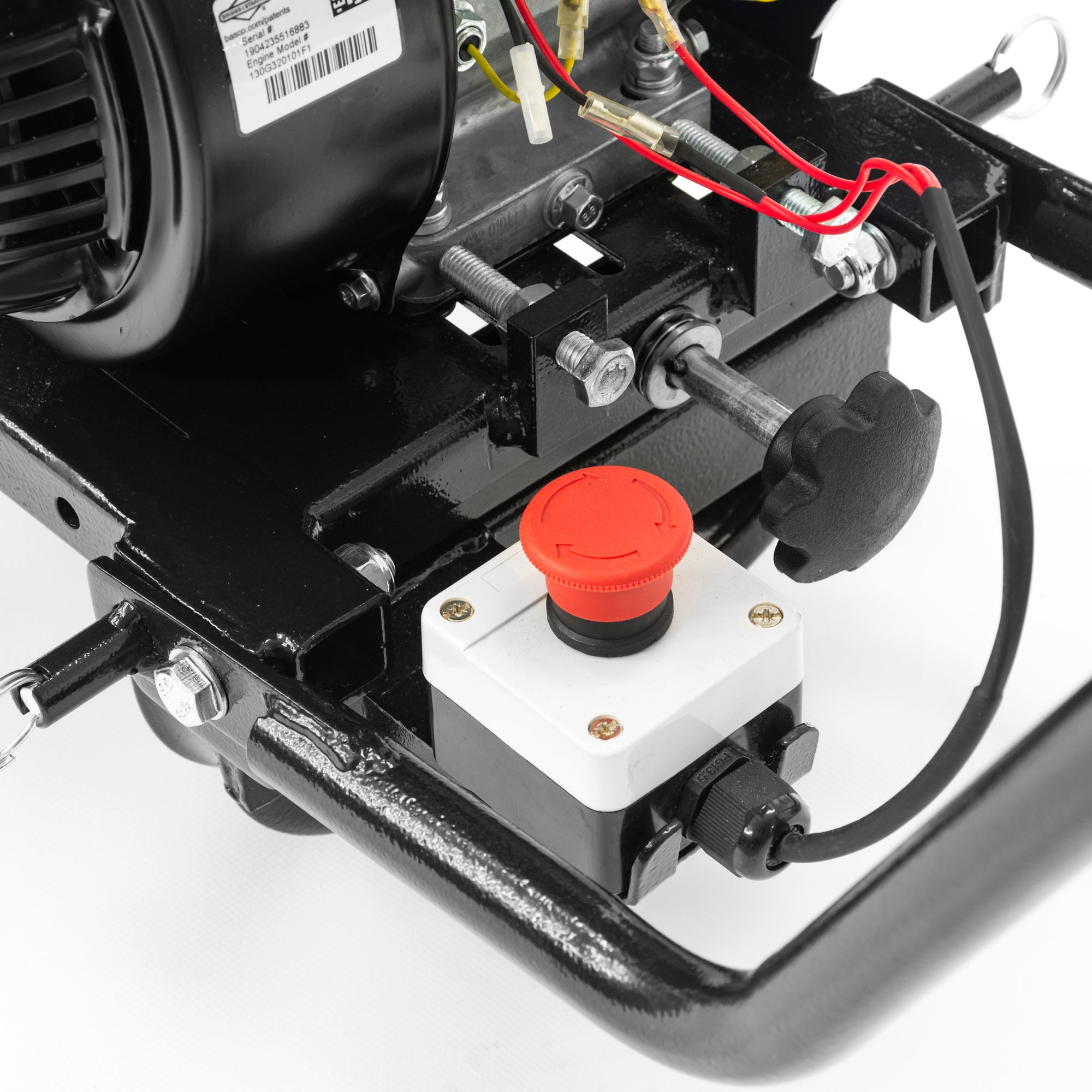 hptxu5i2dzo.jpg - Mowers Online Air compressor motor and control panel assembly