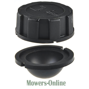 Black plastic hinged bowl with vented lid