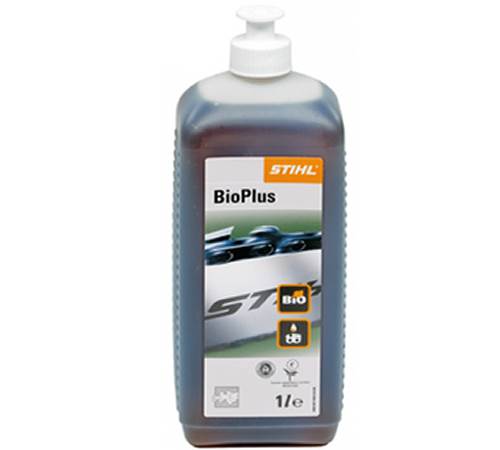 i0enav2ggum.jpg - Mowers Online STIHL BioPlus chainsaw oil one-liter bottle