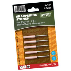 Portek 12v ChainSharp sharpening stones set