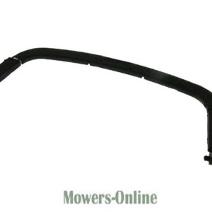 Lawn mower mulch deflector guard bar