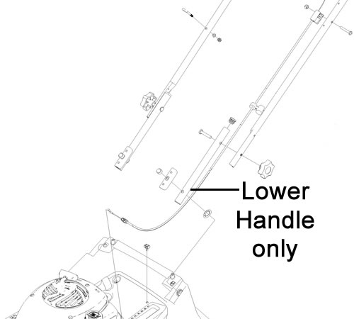 i11rc30pgyg.jpg - Mowers Online Lower handle assembly for shotgun.