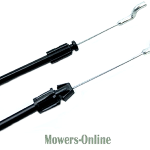 Lawn mower throttle control cables pair
