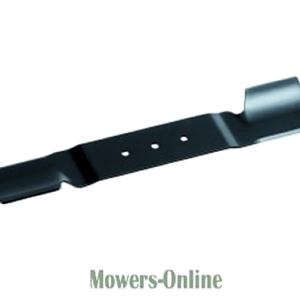 Lawn mower blade with mounting holes