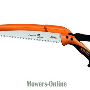 Stihl pruning saw with orange handle