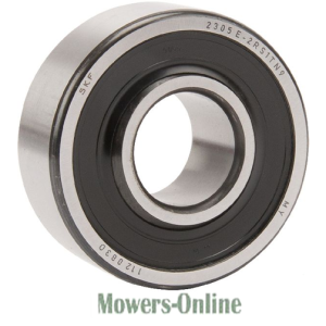 Ball bearing with rubber seal