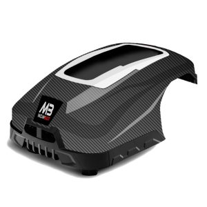 Carbon fiber paintball mask with ventilation.