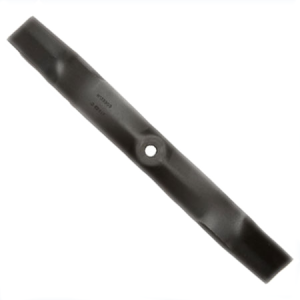 Lawn mower blade with center hole.