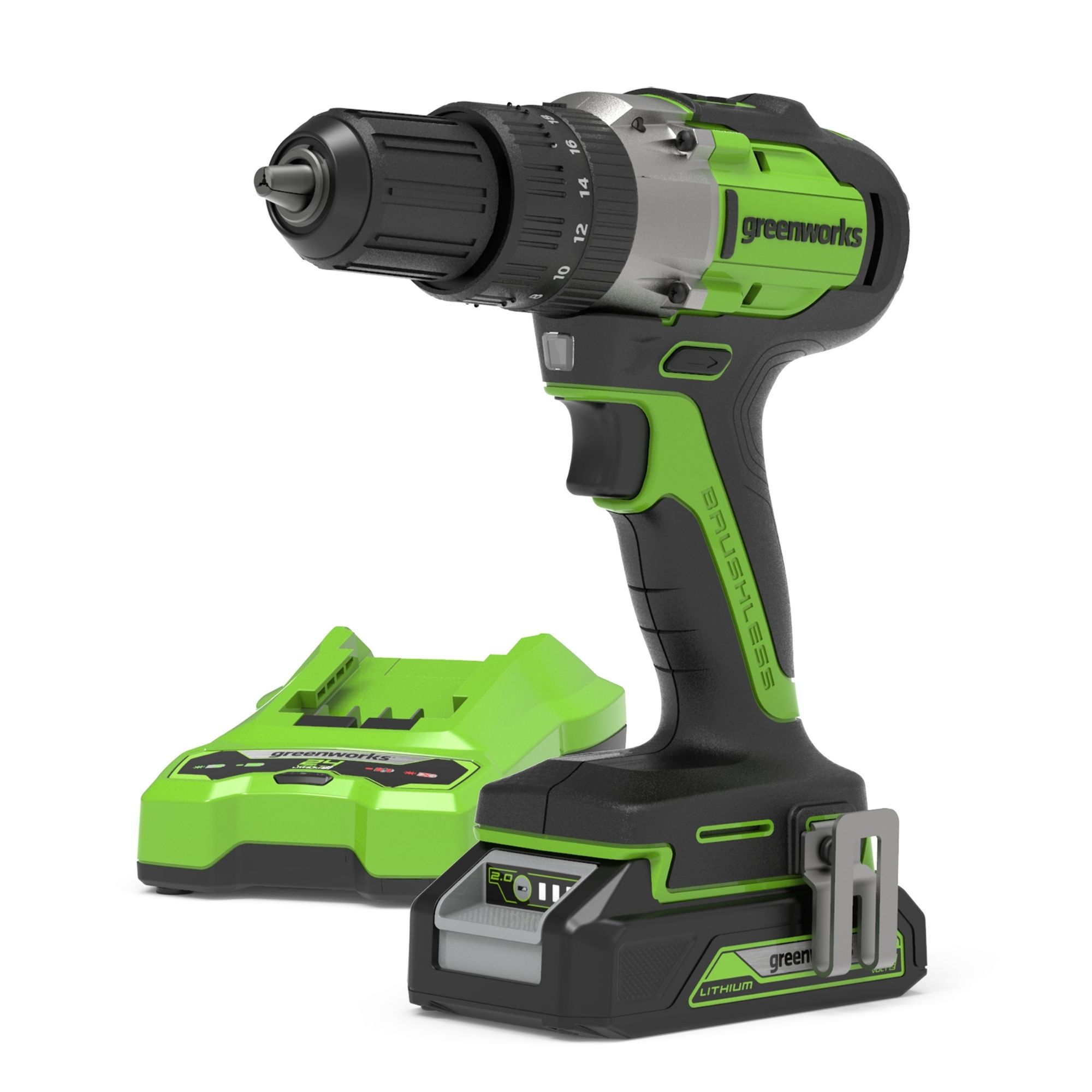 iylwprop5mp.jpg - Mowers Online Cordless drill driver with battery and charger