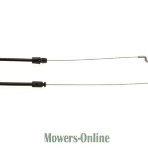 Pair of mower throttle cables with connectors