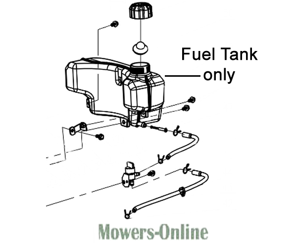izqd4zwkwtt.png - Mowers Online Lawn mower fuel tank assembly diagram