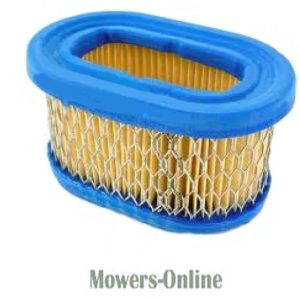 Small engine air filter with blue frame