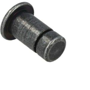 Cylindrical metal pivot pin or fastener