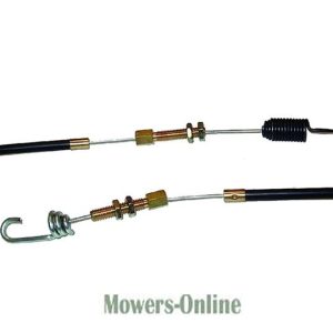 Lawn mower throttle cable assembly
