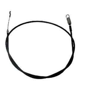 Coiled black cable with connector ends
