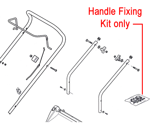 jvekt4jv5zd.png - Mowers Online Handle Fixing Kit assembly diagram