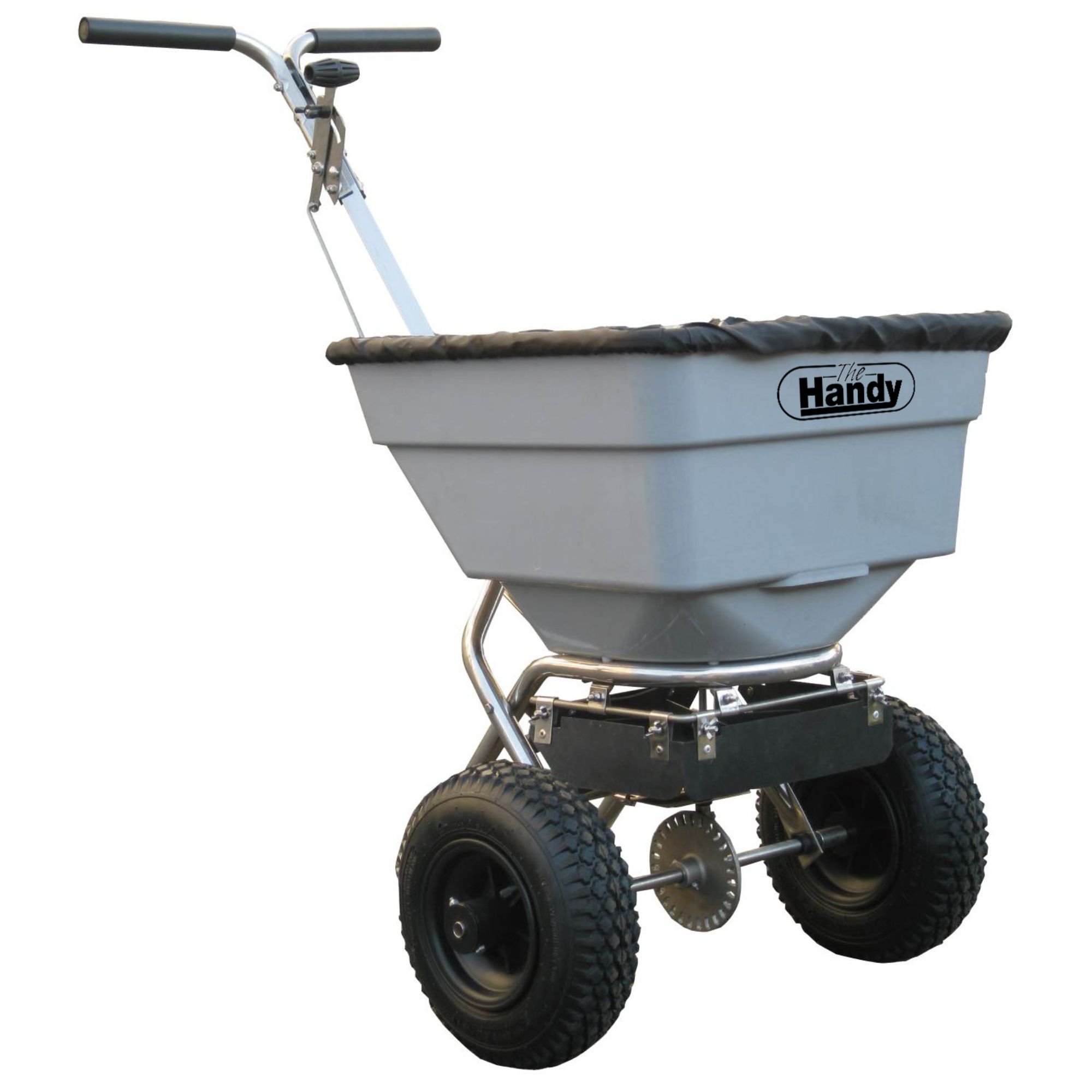 jymfr15tvde.jpg - Mowers Online Handy push-type fertilizer spreader with wheels