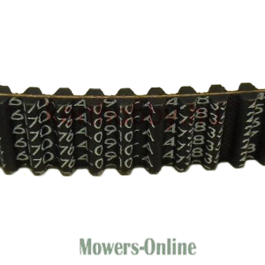 Toothed drive belt for lawn mower