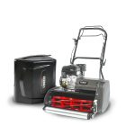 Lawn mower with grass collection bag