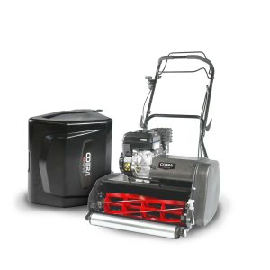 Lawn mower with grass collection bag