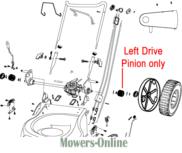 k1imacd0dti.png - Mowers Online Lawn mower left drive pinion parts diagram