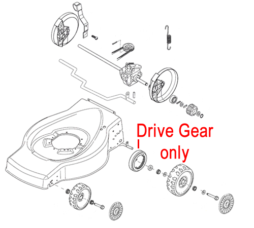 kckrsz5nkm2.png - Mowers Online Lawn mower drive gear assembly diagram