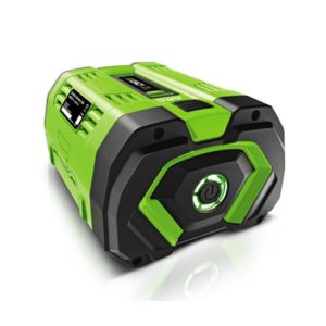 Portable power inverter generator with green and black design