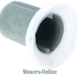 Air filter cartridge with white collar flange