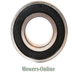 Ball bearing with black rubber seal