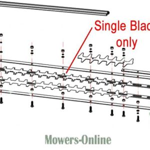 Lawn mower blade assembly parts diagram