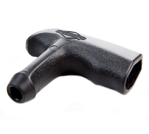 kshuogbjog3.png - Mowers Online Black elbow pipe connector fitting